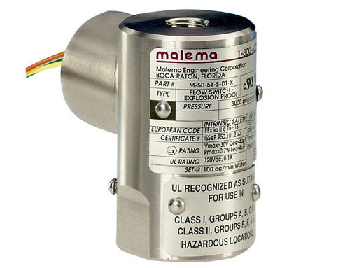 Controlador de caudal mecánico - M-50X series - Malema - para líquido / en línea / para ambientes nocivos