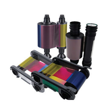 Cinta de transferencia térmica resina - 1/2 YMCKO series - EVOLIS - para impresoras de tarjetas de plástico