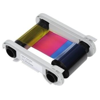 Cinta de transferencia térmica para impresoras de tarjetas de plástico - 1/2 YMCKO-KO series - EVOLIS