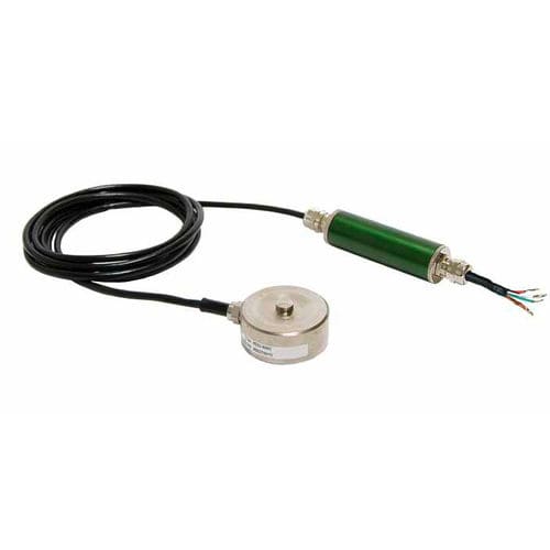 Célula de carga de salida amplificada - 8532 - burster präzisionsmesstechnik gmbh & co kg - de compresión / de tipo botón / de galga extensométrica