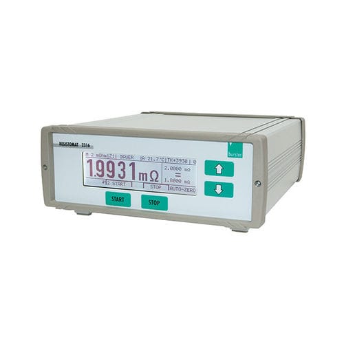 Millióhmetro digital - 2316 - burster präzisionsmesstechnik gmbh & co kg - de sobremesa / 4 hilos / reforzado