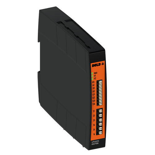 Relé de seguridad de parada de emergencia - UF 6925 - DOLD - para puerta de protección / 3NA / SIL