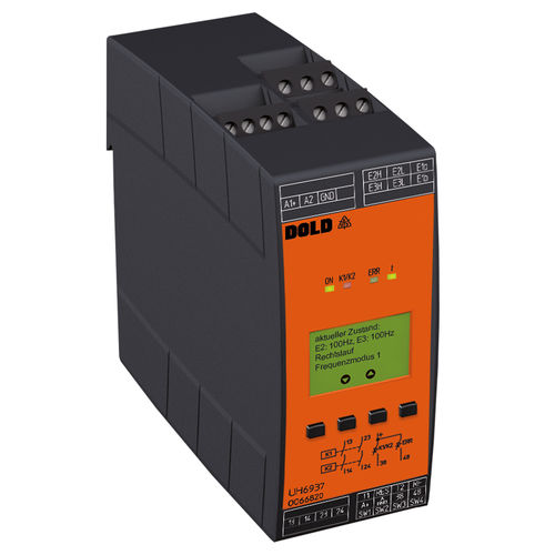 Relé de vigilancia de frecuencia - UH 6937 - DOLD - de secuencia de fases / 2NA / DC