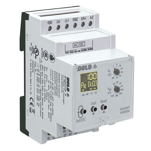 Aparato de control de aislamiento para red AC - VARIMETER IMD | RN 5897/020 - DOLD - AC/DC / DC / en riel DIN