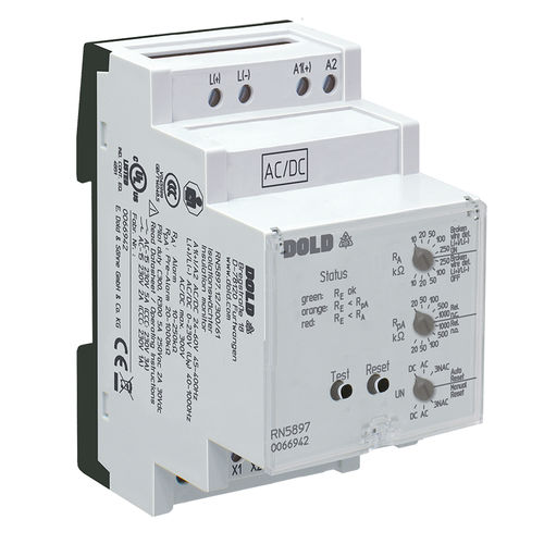 Aparato de control de aislamiento para red AC - VARIMETER IMD | RN 5897/300 - DOLD - DC / AC/DC / en riel DIN