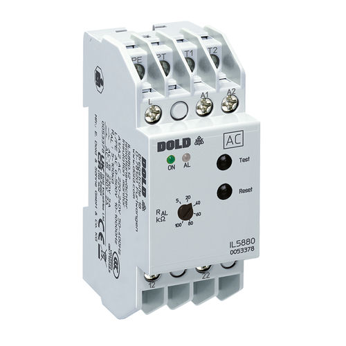 Aparato de control de aislamiento para red AC - IL 5880 - DOLD - en riel DIN / para generador
