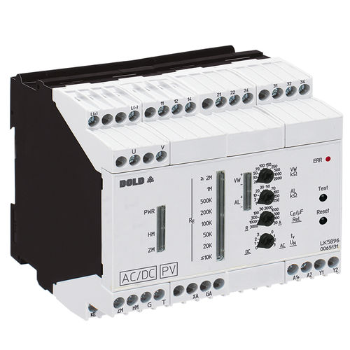Aparato de control de aislamiento para red AC - LK 5896 - DOLD - DC / AC/DC / en riel DIN