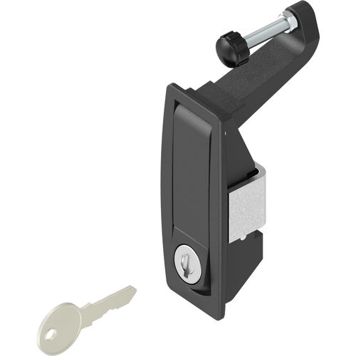 Pestillo de compresión - 1130 - EMKA Beschlagteile GmbH & Co. KG - con llave / de zinc / con tirador en T