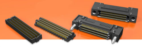 Conector DIN - SEARAY™ series  - SAMTEC - de fondo de panel / rectangular / press fit