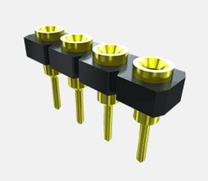 Regleta de contacto macho - SAMTEC - de una sola hilera / mecanizada / 2.54 mm (0.100")