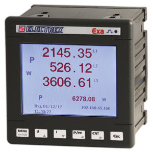 Analizador de vigilancia - PFNE9-1H509-110 EXA NET 96 H - ELECTREX - de red eléctrica / de red / de calidad de la energía