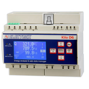 Analizador de vigilancia - PFNK6-1Q5D9-F21 KILO NET D6 PQ WEB LOG 16 FULL - ELECTREX - de red eléctrica / de calidad de la energía / de potencia