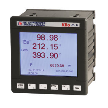 Analizador de vigilancia - PFNK9-FQ5D9-121 KILO F NET 96 PQ WEB LOG - ELECTREX - de red eléctrica / industrial / de calidad de la energía