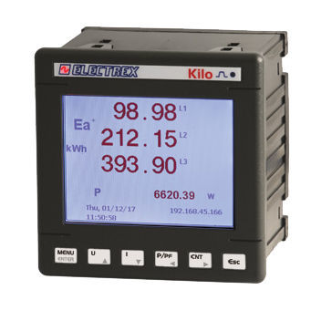 Analizador de vigilancia - PFNK9-1Q5D9-121 KILO NET 96 PQ WEB LOG 16 - ELECTREX - de red eléctrica / de red AC / industrial