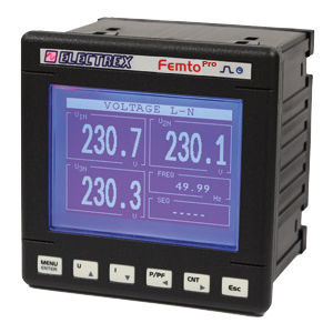Analizador de vigilancia - PFA69-E0102-E00 FEMTO PRO 96 ECT - ELECTREX - para redes eléctricas trifásicas / para redes eléctricas monofásicas / de calidad de la energía