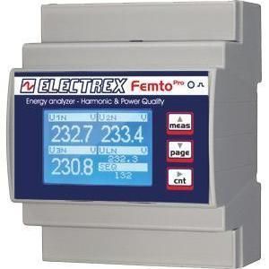 Analizador de red eléctrica - PFA64-1H102-E00 PFA64-1H102-E00 FEMTO PRO D4 - ELECTREX - de red AC / industrial / de calidad de la energía