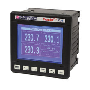 Analizador de señal - PFA69-FB1Z2-EMF FEMTO PRO 96 F - ELECTREX - de vigilancia / de red eléctrica / para redes eléctricas trifásicas