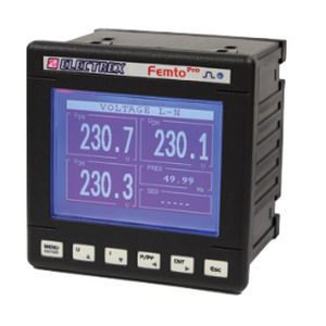 Analizador de red eléctrica - PFA69-FH102-E00 FEMTO PRO 96 F - ELECTREX - para redes eléctricas trifásicas / de calidad de la energía / de potencia