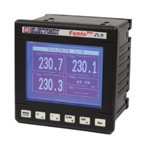 Analizador de red eléctrica - FEMTO PRO 96 F - ELECTREX - para redes eléctricas trifásicas / para redes eléctricas monofásicas / de potencia