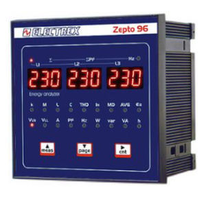 Analizador industrial - PFA8C11-12 ZEPTO 96 - ELECTREX - de tensión / de armónico / de energía