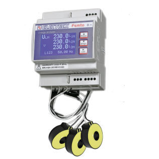 Analizador de vigilancia - PFA64M1-0A-B FEMTO MID D4 ECT - ELECTREX - de red eléctrica / de comprobación de la conformidad reglamentaria / industrial