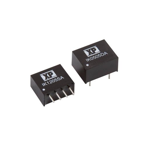 Convertidor DC/DC no regulado - IK series - XP Power - SIP-4 / de circuitos impresos / DIP
