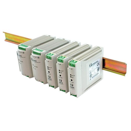 Alimentación eléctrica en riel DIN - DNR05 series - XP Power - AC/DC / monofásica / con protección contra cortocircuitos