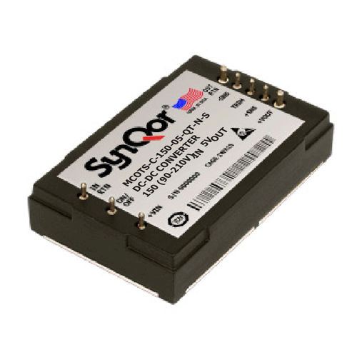 Convertidor DC/DC regulado - Mil-COTS 150 V  - SYNQOR - aislado / de circuitos impresos / de salida simple