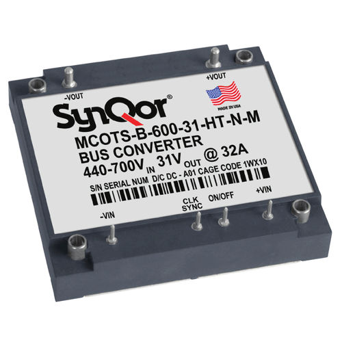 Convertidor DC/DC no regulado - Mil-COTS - SYNQOR - de alta densidad de potencia / aislado / de circuitos impresos