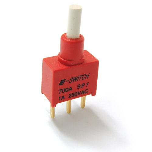 Botón pulsador estanco - 700A series - E-SWITCH - IP67 / PCB / acción momentánea