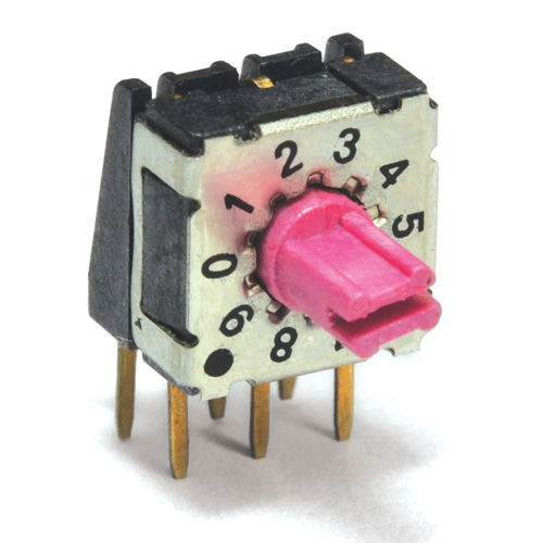Conmutador rotativo - RDM series - E-SWITCH - DIP / multipolar / resistente al agua