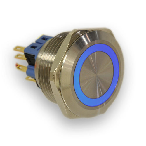 Botón pulsador táctil - PV9 Series - E-SWITCH - antivandalismo / estanco / IP66