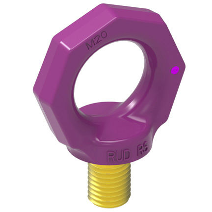 Anillo de elevación giratorio - IRS-LT - RUD - de rosca / forjado / gancho S