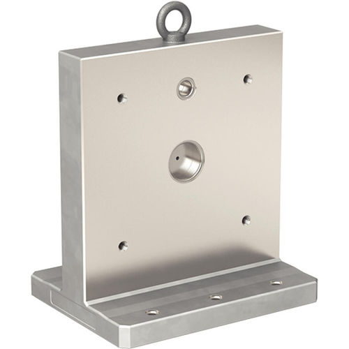 Soporte en escuadra de fijación - 1076.400   - HALDER France - de aluminio / con ranuras en T / 90°
