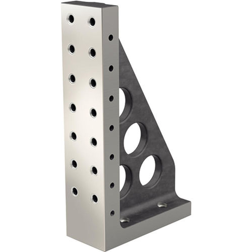 Soporte en escuadra de fijación - EH 1505.200 - EH 1605.400 series - HALDER France - fundición / ranurado / 90°