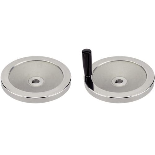 Volante de mando - EH 24600. series - HALDER France - macizo / de aluminio