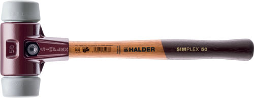 Mazo de impacto - EH 3003 series - HALDER France - de plástico / de caucho / de madera