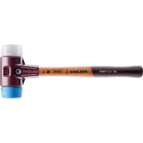Mazo de impacto - EH 3017 series - HALDER France - de plástico / de caucho / de madera