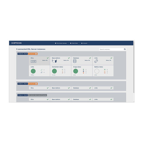 Software de interfaz - ESL  - OPTICON - programación de aplicaciones / de mando / de base de datos