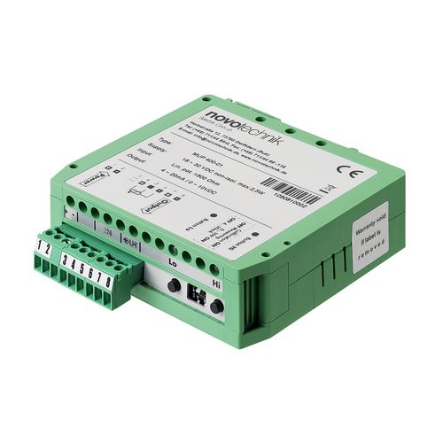 Acondicionador de señal modular - MUP-410 - Novotechnik - en riel DIN / para sensor