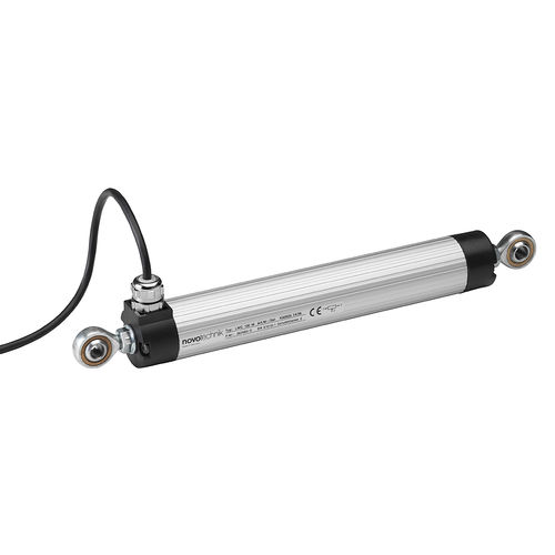 Sensor de posición lineal - LWG series - Novotechnik - con potenciómetro de plástico conductor / analógico / de metal