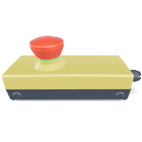 Caja botonera de 1 botón - MBM124_FRVKOO - Georg Schlegel GmbH & Co. KG - IP65 / de material plástico / de parada de emergencia
