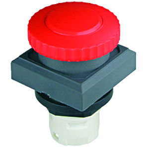 Botón pulsador de seta - OKTRON® OKS - Georg Schlegel GmbH & Co. KG - IP65 / acción momentánea