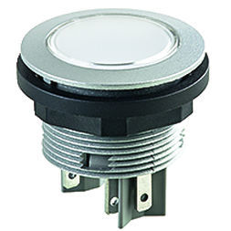 Botón pulsador IP67 - SHORTRON® STLI - Georg Schlegel GmbH & Co. KG - 1NA / con luz / DC