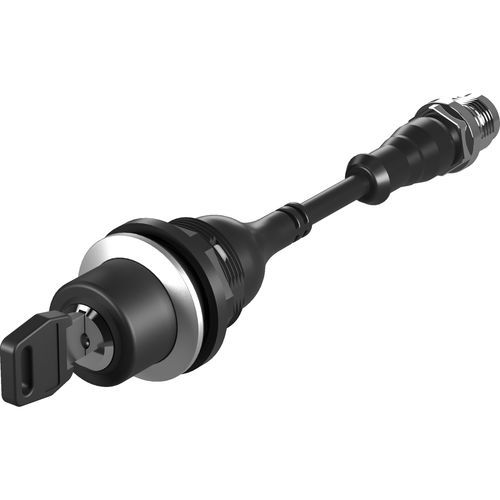 Botón pulsador de llave - SHORTRON®-M12 SSSA12II_M07 - Georg Schlegel GmbH & Co. KG - IP65 / 2NA / DC