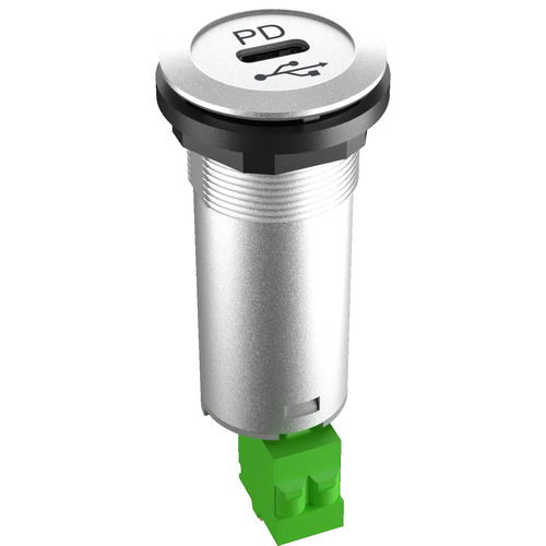 Conector de alimentación eléctrica - RONTRON-R-JUWEL RRJ_USB_C_PD - Georg Schlegel GmbH & Co. KG - Socket / USB / enchufable