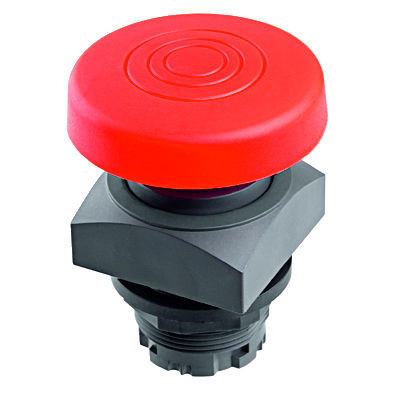 Botón pulsador de seta - QUARTEX®-R QRS - Georg Schlegel GmbH & Co. KG - IP65 / no luminoso / acción momentánea