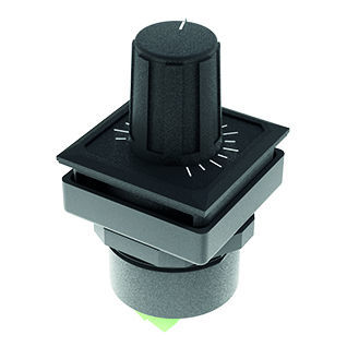 Potenciómetro rotativo - OKTRON®-JUWEL OKJR1K - Georg Schlegel GmbH & Co. KG - manual / de control