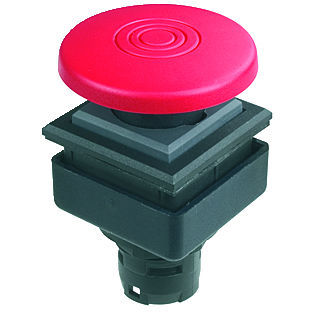 Botón pulsador de seta - QUARTRON-JUWEL® QXJS - Georg Schlegel GmbH & Co. KG - IP65 / acción momentánea