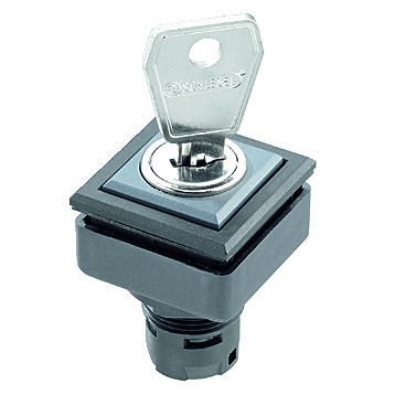 Conmutador de llave - QUARTRON-JUWEL® QXJSSA12E - Georg Schlegel GmbH & Co. KG - IP65 / montado en panel / no luminoso